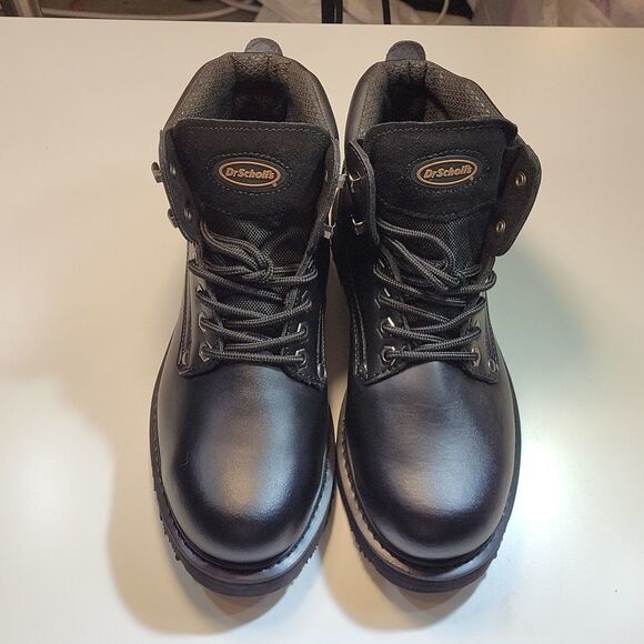 BRAND NEW DrSCHOLL'S LEATHER  OIL AND SLIP RESISTANT ANKLE HIGH MEN'S BOOT - Picture 2 of 14